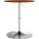 vidaXL Solid Oak Dark Brown Bar Table 60cm