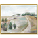 Birch Lane Country Road Hill Gold Framed Art 29.5x23.5"