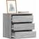 vidaXL 852848 Grey Sonoma Byrå 59.9x58cm
