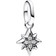 Pandora ME Star Mini Dangle Charm - Silver/Black/Transparent