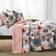 Lush Decor Leah Reversible Duvet Cover Grey, Orange (233.7x223.5cm)