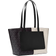 Michael Kors Jet Set Medium Two Tone Logo Tote Bag - Black Combo