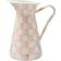 Mackenzie-Childs Rosy Check Large Practical Pitcher 1.06gal