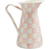 Mackenzie-Childs Rosy Check Large Practical Pitcher 1.06gal