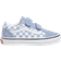 Vans Kid's Old Skool V Checkerboard Shoes - Blue/White