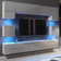 Creative Furniture Modern Grey TV Bench 242x187cm 9pcs