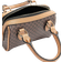 River Island Monogram Bowler Mini Cross Body Bag - Brown