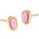 Kendra Scott Mini Ellie Stud Earrings - Gold/Pink