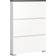 Hioshop Shoelove 3 Flaps White/Grey Skostativ 95x130cm