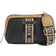 River Island Monogram Webbing Cross Body Bag - Black