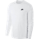 Nike Men's Sportswear Club Long-Sleeve T-shirt - White/Black