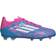 Adidas Junior F50 League Cleats FG/MG - Solar Blue/Cloud White/Solar Pink