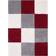 THE RUGS Myshaggy White, Grey, Red 140x200cm