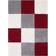 THE RUGS Myshaggy White, Red, Grey 140x200cm