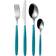 Guzzini My Fusion Matt Blue Bestickset 24st