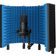 Technical Pro 5-Panel Professional Vocal Microphone Isolation Shield