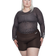 Planet Nusa LS2 Aie Blouses - Chocolate Brown/White Planet