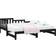 vidaXL 820740 Black Soffa 203.5cm 3-sits