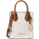 Michael Kors Mercer Extra Small Logo And Leather Crossbody Bag - Vanilla