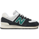 New Balance 574 - Black/White/Marsh Green