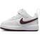 Nike Court Borough Low Recraft TDV - White/Burgundy Crush (DV5458-112)