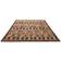 RugVista Classic Afghan Fine Svart, Grön, Brun 155x210cm