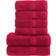 vidaXL Premium Bath Towel Red (140x70cm)