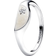 Pandora ME Halved Signet Ring - Silver/Transparent