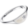 Pandora ME Halved Signet Ring - Silver/Transparent