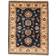 RugVista Ziegler Fine Brun, Svart, Orange 85x114cm