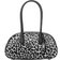 Michael Kors Lulu Small Leopard Print Calf Hair Satchel - Black Combo