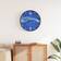 vidaXL Luminous Blue Reloj de pared 30cm