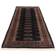 RugVista Bokhara Svart, Brun, Röd 81x239cm