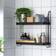 IKEA Apothekare Black Vägghylla 50cm