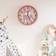 vidaXL 4008399 Pink Wall Clock 25.5cm