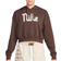 Nike Women's Sportswear Club Fleece Oversized Cropped Hoodie - Baroque Brown