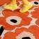 Marimekko Unikko Orange, Rød 200x300cm