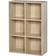 Homcom Cubic Cabinet Oak Book Shelf 97.5cm