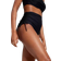 Calia Women's High Waisted Ruched Side Tie Swim Bottoms - Pure Black
