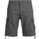 Jack & Jones Regular Fit Cargo Shorts - Grey/Asphalt