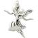 Rosendahl Dancing Angel Silver Plated Adorno de Árbol de Navidad 7cm