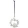 Rosendahl Wild Heart Silver Plated Décoration de Sapin de Noël 8cm