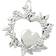Rosendahl Wild Heart Silver Plated Julgranspynt 8cm