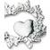 Rosendahl Wild Heart Silver Plated Julgranspynt 8cm