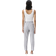 Object Lisa Slim Fit Trousers - Light Grey Melange