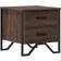 vidaXL 848512 Brown Oak Sengebord 40x41cm