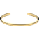 Skultuna Icon Cuff Thin Bracelet - Gold