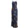 Farm Rio Night Jungle Slip Dress - Navy Blue