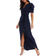 Quiz Women's Puff Sleeve Maxi Dress - Navy