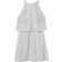 Reiss Eden Broderie Linen Halter Neck Mini Dress - White